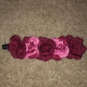 Headband with flowers